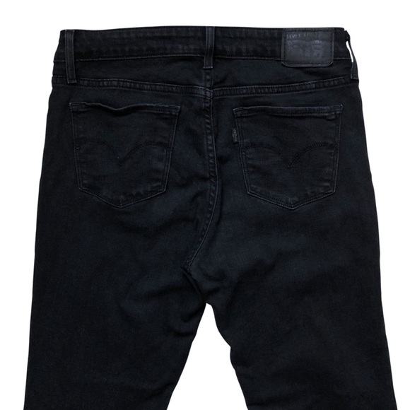 Levi’s 712 Slim Denim Jeans – Soft Black – Women’s Size 28 - Picture 9 of 12